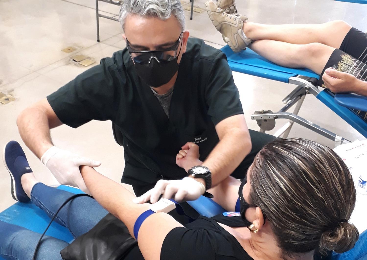 Campanha de doação de sangue…