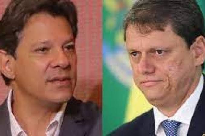 Paraná pesquisas segundo turno; Governo de SP Tarcísio 50,4% ,Haddad 38,4%