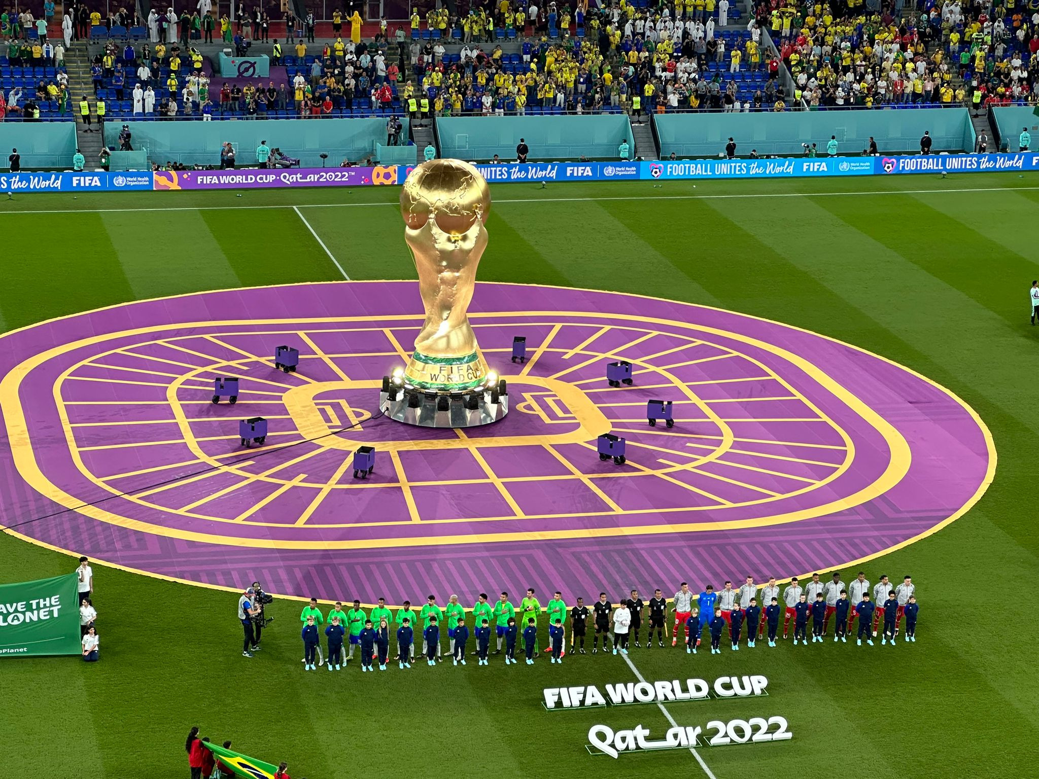 Direto do Qatar: Imagens do jogo do Brasil x Suíça