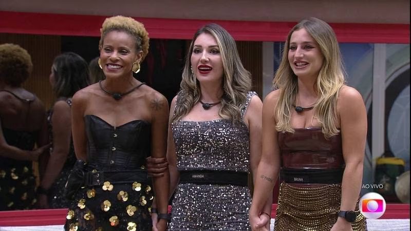 Amanda vence o BBB 23. Aline Wirley fica em 2º e Bruna Griphao em 3º lugar