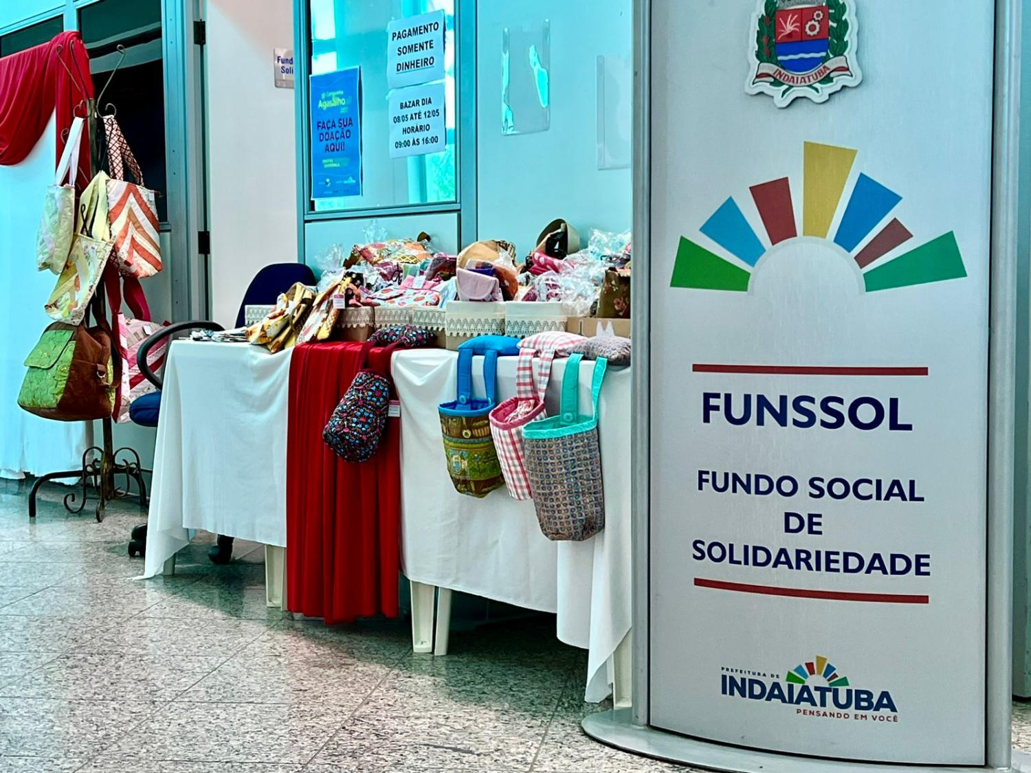Funssol realiza Bazar de Dia das Mães na Prefeitura até dia 12 de maio