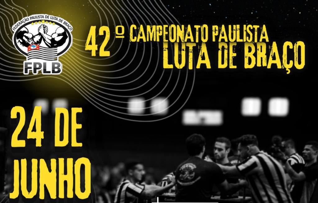 Indaiatuba recebe o 42º Campeonato Paulista de Luta de Braço no próximo dia 24 de junho
