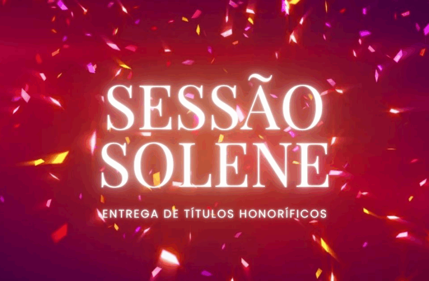 Sessão Solene homenageia 12 cidadãos no dia 27