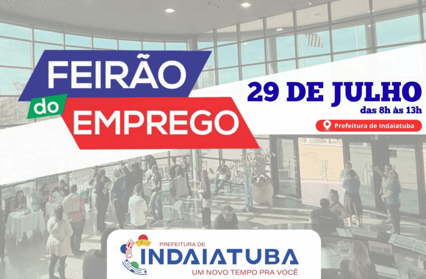 2ª edição do Feirão do Emprego conta com a participação de 31 empresas ofertando vagas