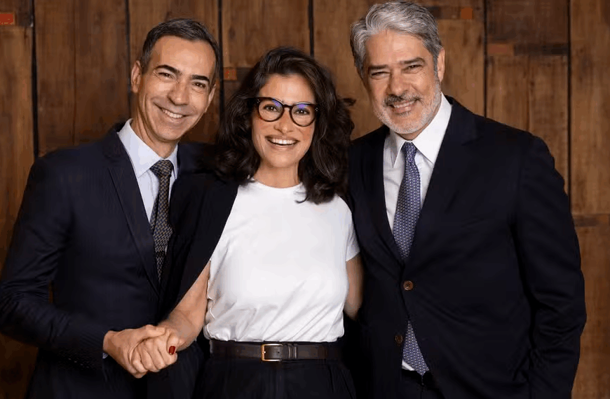 Bonner se despede do Jornal Nacional após 29 anos; Tralli assume bancada