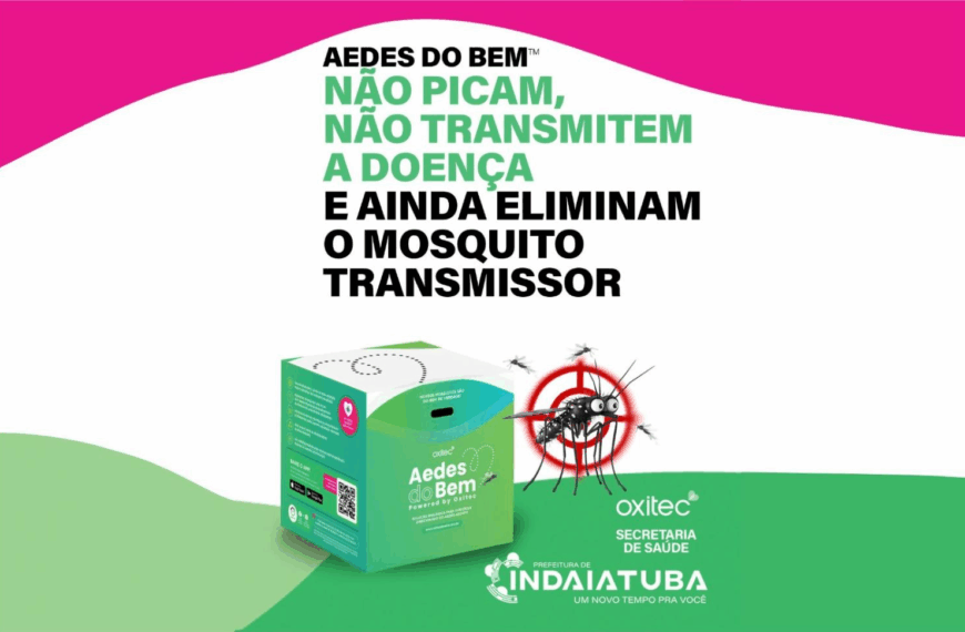Secretaria de Saúde inicia ação do Aedes do Bem™ no Centro ainda em novembro