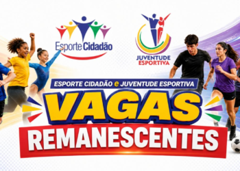 Esporte Cidadão e Juventude Esportiva abrem inscrições para vagas remanescentes em agosto