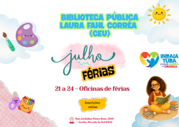 Biblioteca Pública do CEU São Conrado prepara semana especial de oficinas para o público infantil