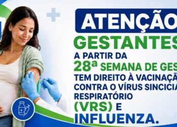 Secretaria de Saúde reforça disponibilidade das vacinas de bronquiolite e influenza para gestantes