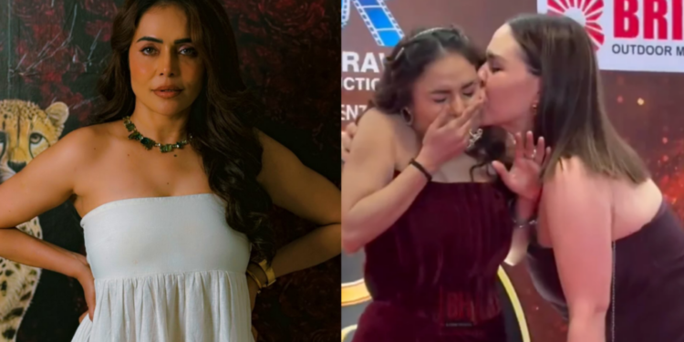 Atriz indiana se manifesta pela primeira vez após ser beijada à força por fã