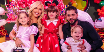 Virginia vai com os filhos presentear Zé Felipe no Dia dos Pais