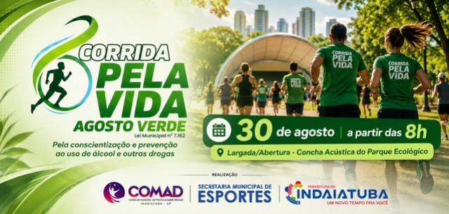 Comad promove "Corrida pela Vida" em celebração ao Agosto Verde