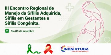 Secretaria de Saúde de Indaiatuba promove 3º Encontro Regional de Manejo da Sífilis no dia 3/9