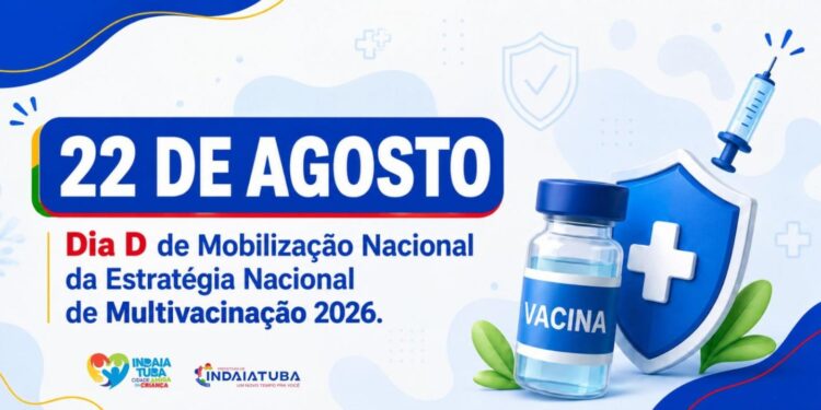 Indaiatuba terá Dia D da Multivacinação no sábado (22) para crianças e adolescentes