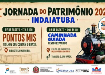 Jornada do Patrimônio 2026 terá programação gratuita em Indaiatuba nos dias 7 e 8 de agosto