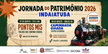 Jornada do Patrimônio 2026 terá programação gratuita em Indaiatuba nos dias 7 e 8 de agosto