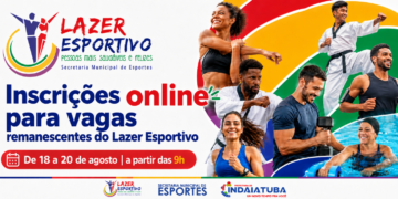 Esportes abre inscrições para vagas remanescentes do Lazer Esportivo no dia 18