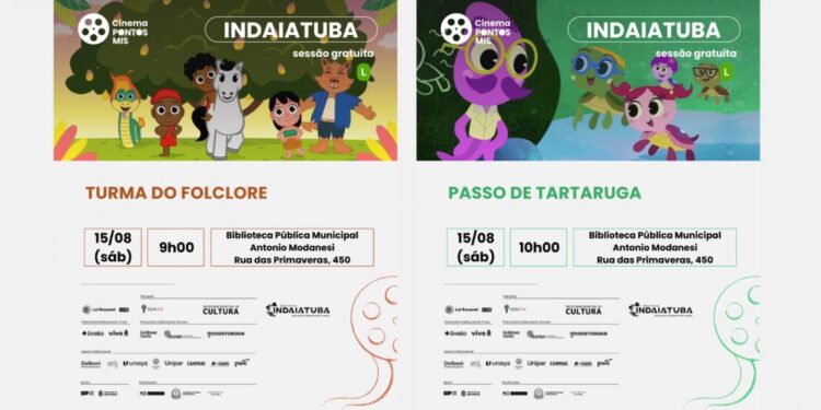 Cultura promove sessão dupla infantil pelo Pontos MIS no dia 15 de agosto