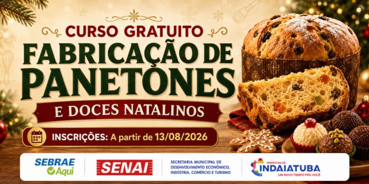Sebrae promove curso gratuito de Panetones e Doces Natalinos em Indaiatuba