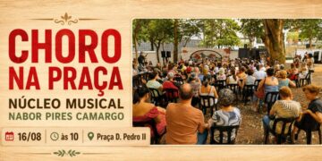 Choro na Praça acontece no dia 16 de agosto na Praça Dom Pedro II