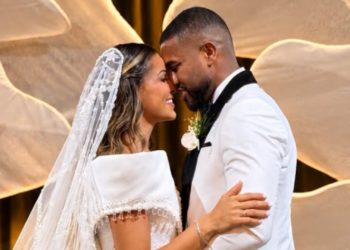 Davi Brito e Emilly Araújo se casam em cerimônia luxuosa em Salvador