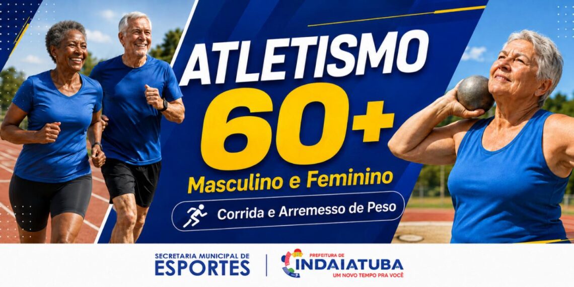 Secretaria de Esportes abre inscrições para novas vagas no Atletismo para atletas 60+