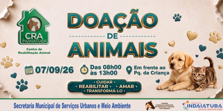 Centro de Reabilitação Animal (CRA) realiza feira de adoção de cães e gatos nesta segunda (7)