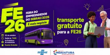 Indaiatuba terá transporte gratuito para a Feira do Empreendedor 2026