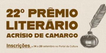 Secretaria de Cultura reabre inscrições para o 22º Prêmio Literário
