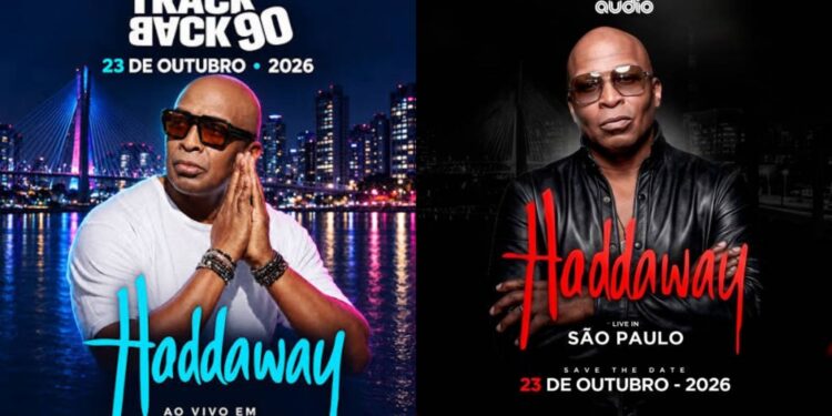 Haddaway em São Paulo: garanta seu ingresso antes da virada de lote