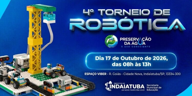 4º Torneio de Robótica de Indaiatuba acontece neste sábado (17) no Espaço Viber