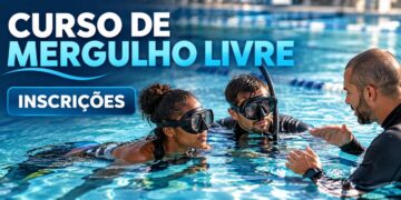 Curso de Mergulho Livre no Centro Esportivo tem inscrições abertas até dezembro