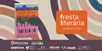 Clube de leitura Fresta Literária debate o livro”Batida só” no dia 23 de outubro