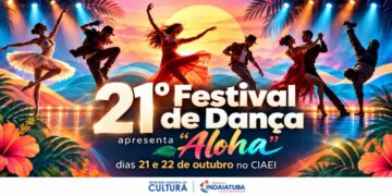21º Festival de Dança 2026 apresenta "Aloha" nos dias 21 e 22 de outubro